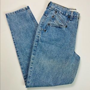 Vtg Christopher & Banks 90s High Waist Stone Blue Levi’s Mom Style, Size 28 / 6
